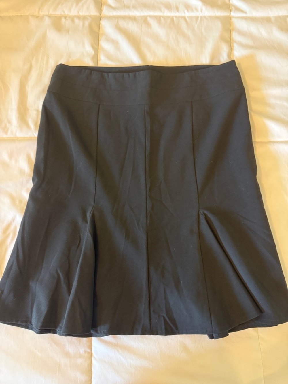 XOXO Black A-Line Skirt with Flared Panels